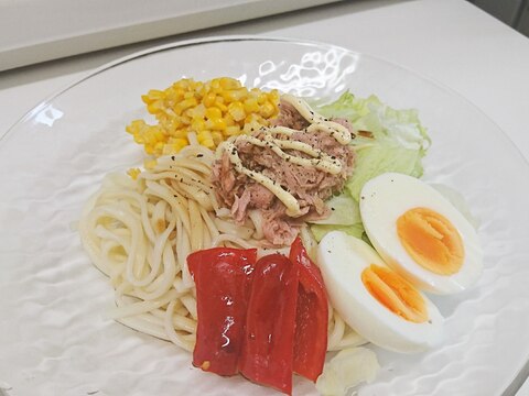 サラダうどん